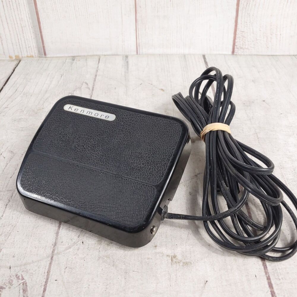 Kenmore Model 6816 Sewing Machine Foot Pedal Controller & Power Cord OEM Japan